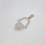 14K Gold Hamsa Diamond Pendant - additional product view 4