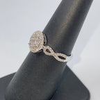 14K Gold Endless Love Circle Diamond Engagement Ring - additional product view 6