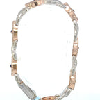 14K Gold Diamond Evil Eye Bracelet 8 in - additional product view 7