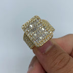 14K Gold Rectangle Diamond Baguette Ring 5.65 Ct - additional product view 8