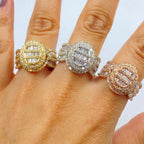 14K Gold Championship Diamond Baguette Ring - additional product view 2
