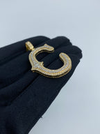 Initial C Old English Diamond Pendant - additional product view 5