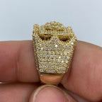 14K Gold Tower Diamond Ring - additional product view 5