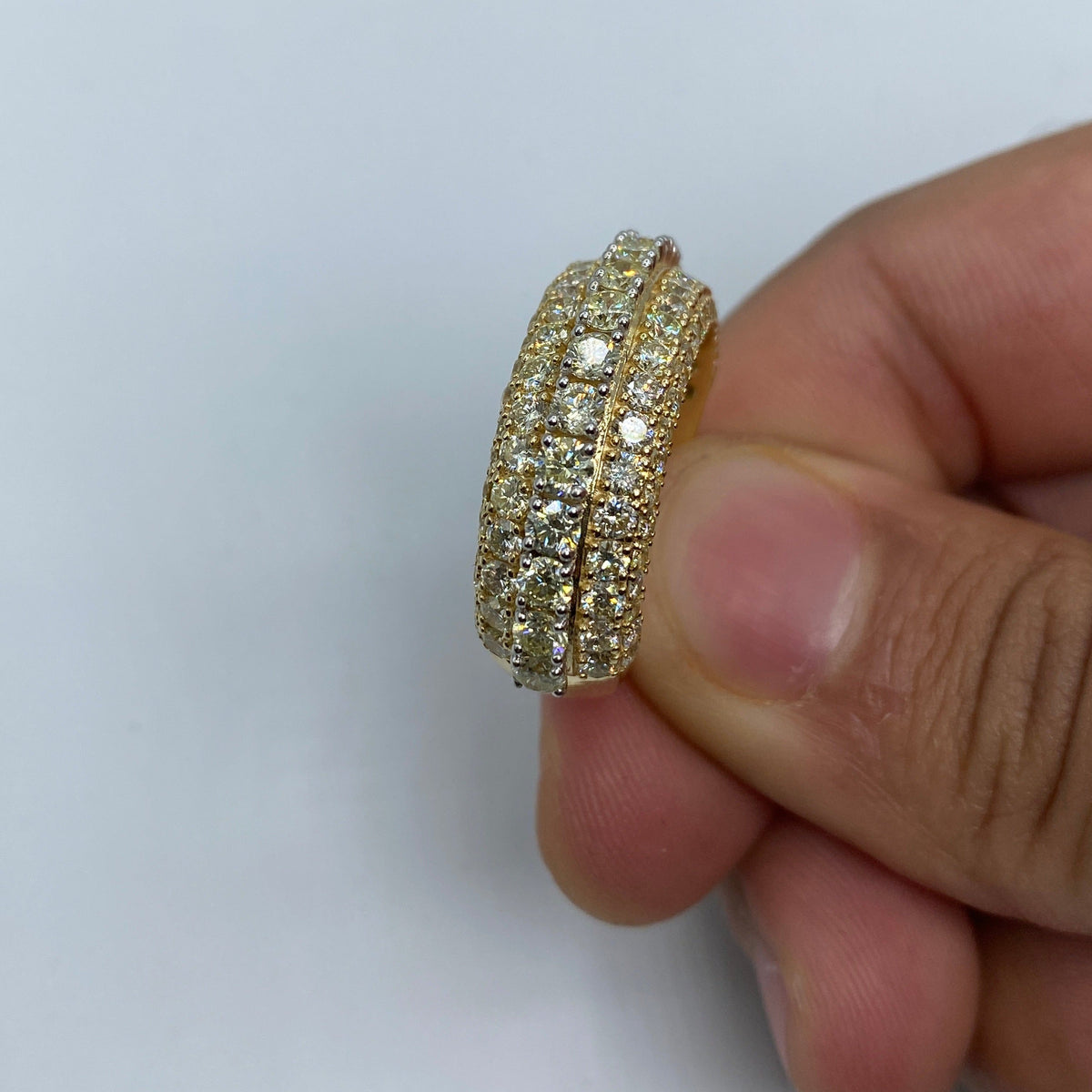 14K Gold California Diamond Ring 5.7 Ct - additional product view 4