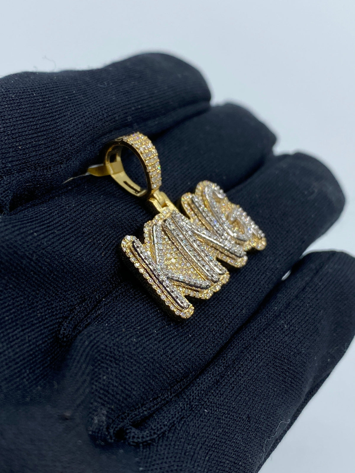 King Name Diamond Pendant - additional product view 3