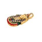 14K Gold Pharaoh Diamond Pendant 4.9 Ct - additional product view 4