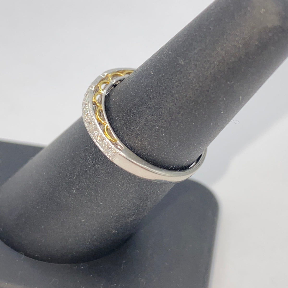 Platinum Verona Diamond Band Ring - additional product view 5