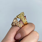 14K Gold Crown Diamond Ring - additional product view 5
