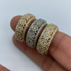 14K Gold Eternity Flower Diamond Ring 6.8 Ct - additional product view 9