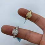 14K Gold Jumbo Diamond Engagement Ring - additional product view 3