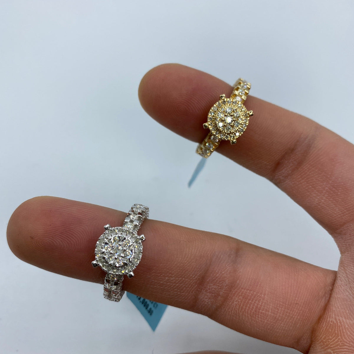 14K Gold Jumbo Diamond Engagement Ring - additional product view 3