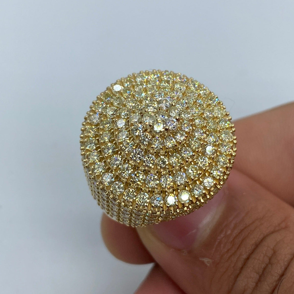 14K Gold Cake Diamond Ring - additional product view 3