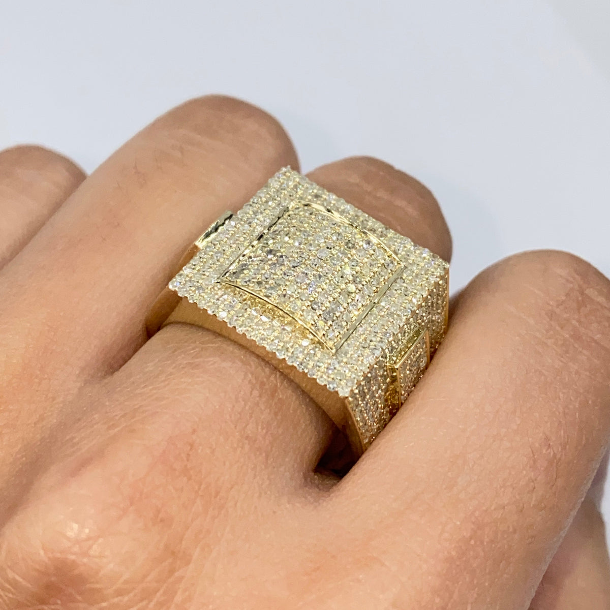 10K Gold 17.9M Pave Diamond Ring - additional product view 2
