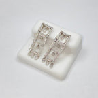 18K Gold Chandelier Diamond Earrings - additional product view 3