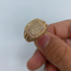 14K Gold London Square Diamond Ring - additional product view 2