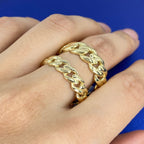 10K Gold Cuban Link Ring - main product photo