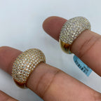 14K Gold Dome Diamond Ring - additional product view 5
