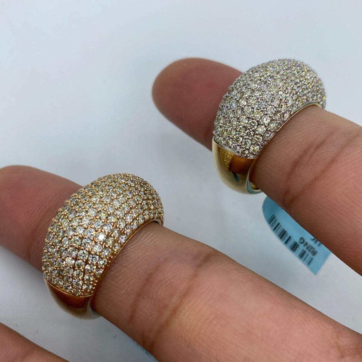 14K Gold Dome Diamond Ring - additional product view 5