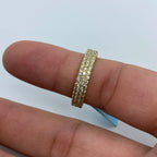 14K Gold Iced-Out Diamond Band 1.2 Ct - additional product view 3