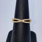 14K Gold Infinity Diamond Ring - additional product view 6