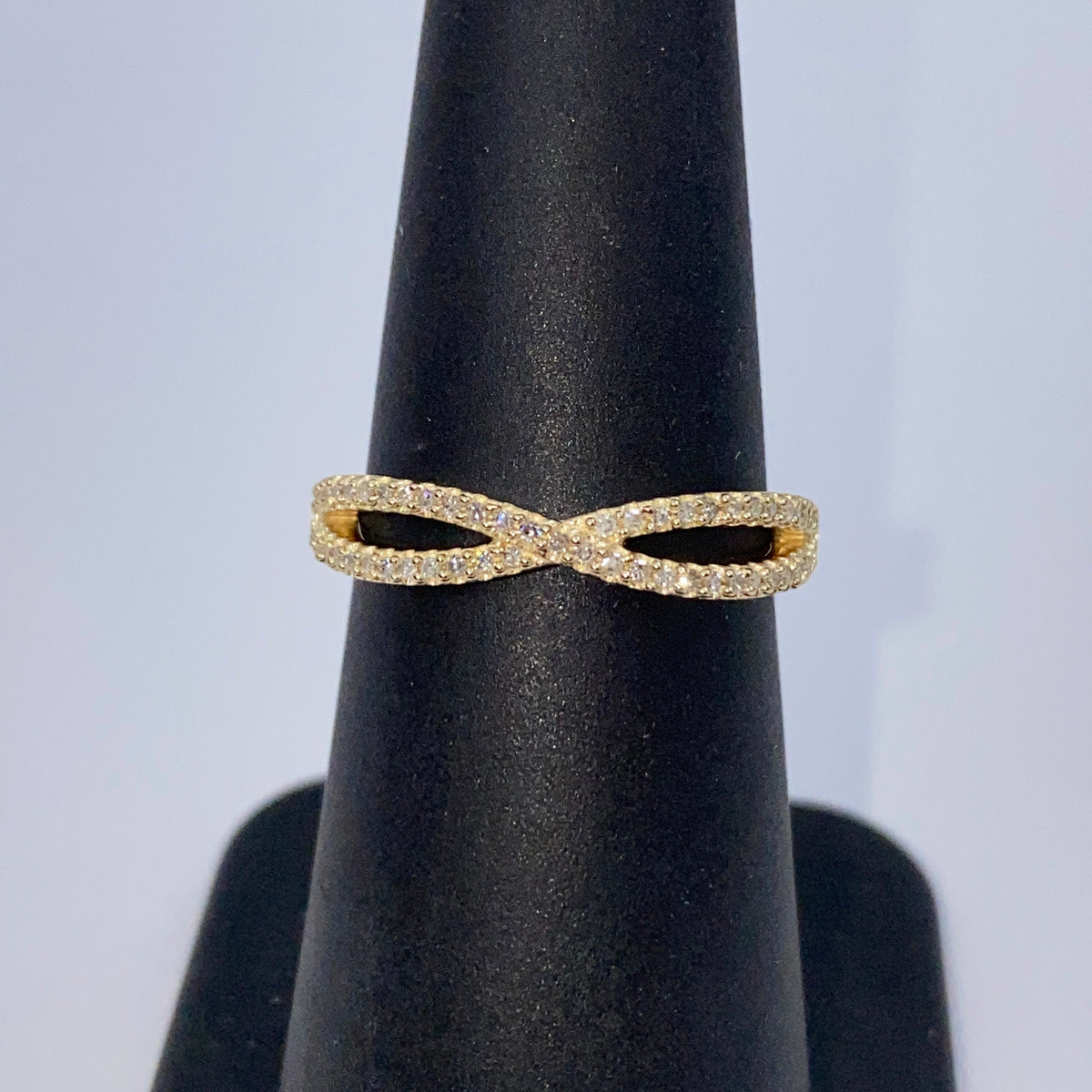 14K Gold Infinity Diamond Ring - additional product view 6
