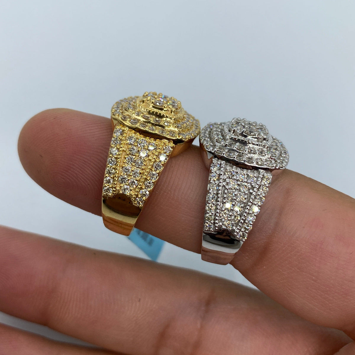 14K Gold Square Barcelona Diamond Ring - additional product view 6