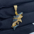 Blue Shark Diamond Pendant - additional product view 2