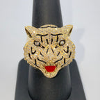 14K Gold Tiger Diamond Ring - additional product view 7