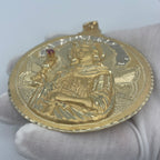 10K Gold Saint Barbara Pendant 4.5 in - additional product view 5