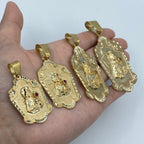 10K Gold Saint Barbara Pendant - additional product view 7