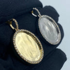 Circle Picture Diamond Pendant - additional product view 5