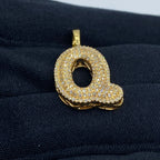Initial Q Bubble Diamond Pendant - additional product view 4