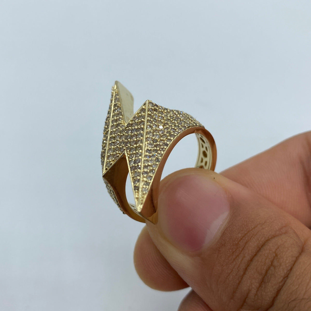 14K Gold Lightning Diamond Ring - additional product view 5