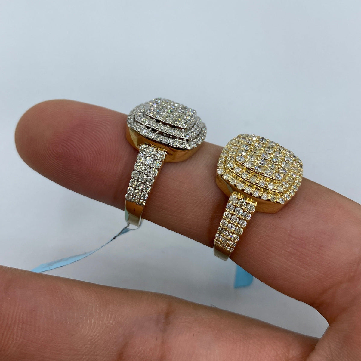 14K Gold Montana Square Diamond Ring - additional product view 6