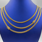 14K Gold 5.2mm Solid Miami Cuban Link Chain 22–26 in - additional product view 2
