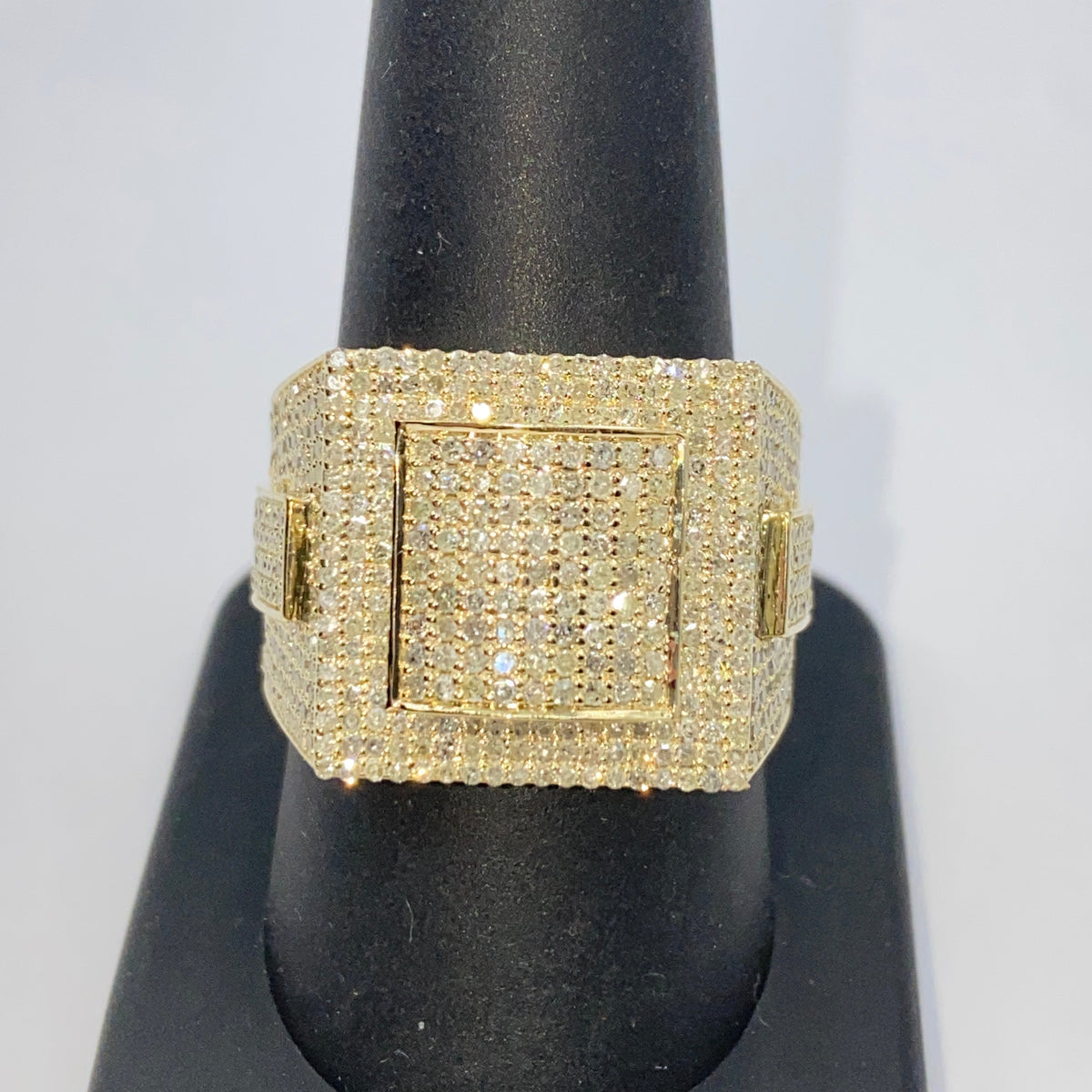10K Gold 17.9M Pave Diamond Ring - additional product view 4