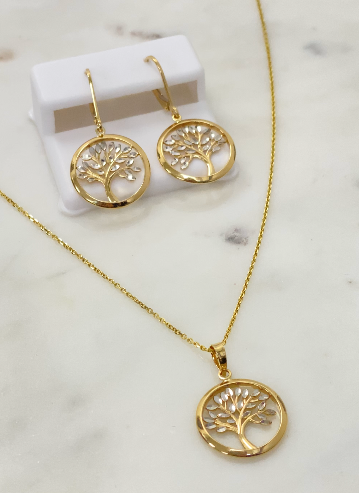 14K Gold Tree of Life Set - main product photo