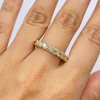 14K Gold 3.3mm Infinity Diamond Ring - additional product view 4