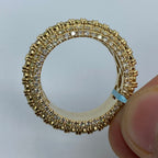 14K Gold California Eternity Diamond Ring 9.9 Ct - additional product view 6
