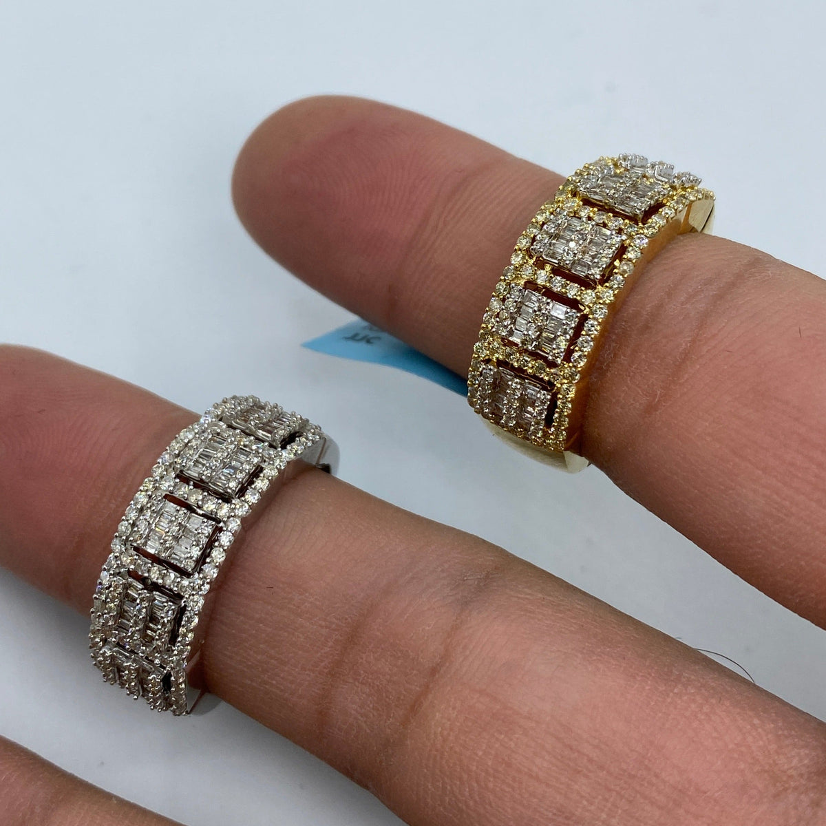 14K Gold French Diamond Baguette Ring - additional product view 5