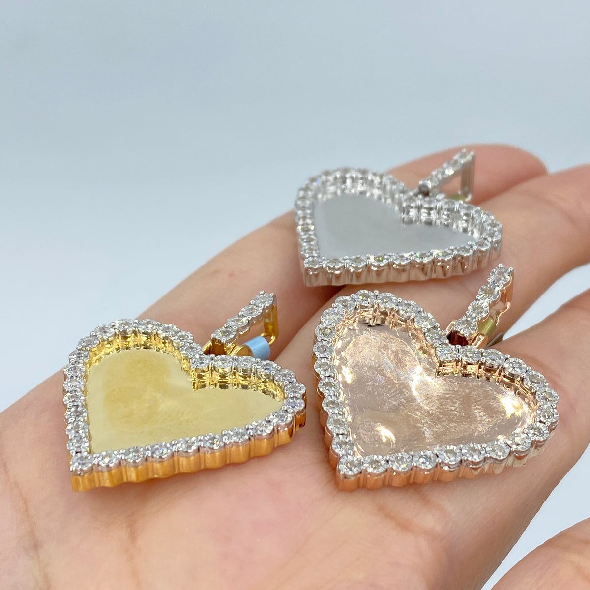 Darling Heart Photo Diamond Pendant - additional product view 3