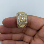 14K Gold Diamond Baguette Power Ring - additional product view 5