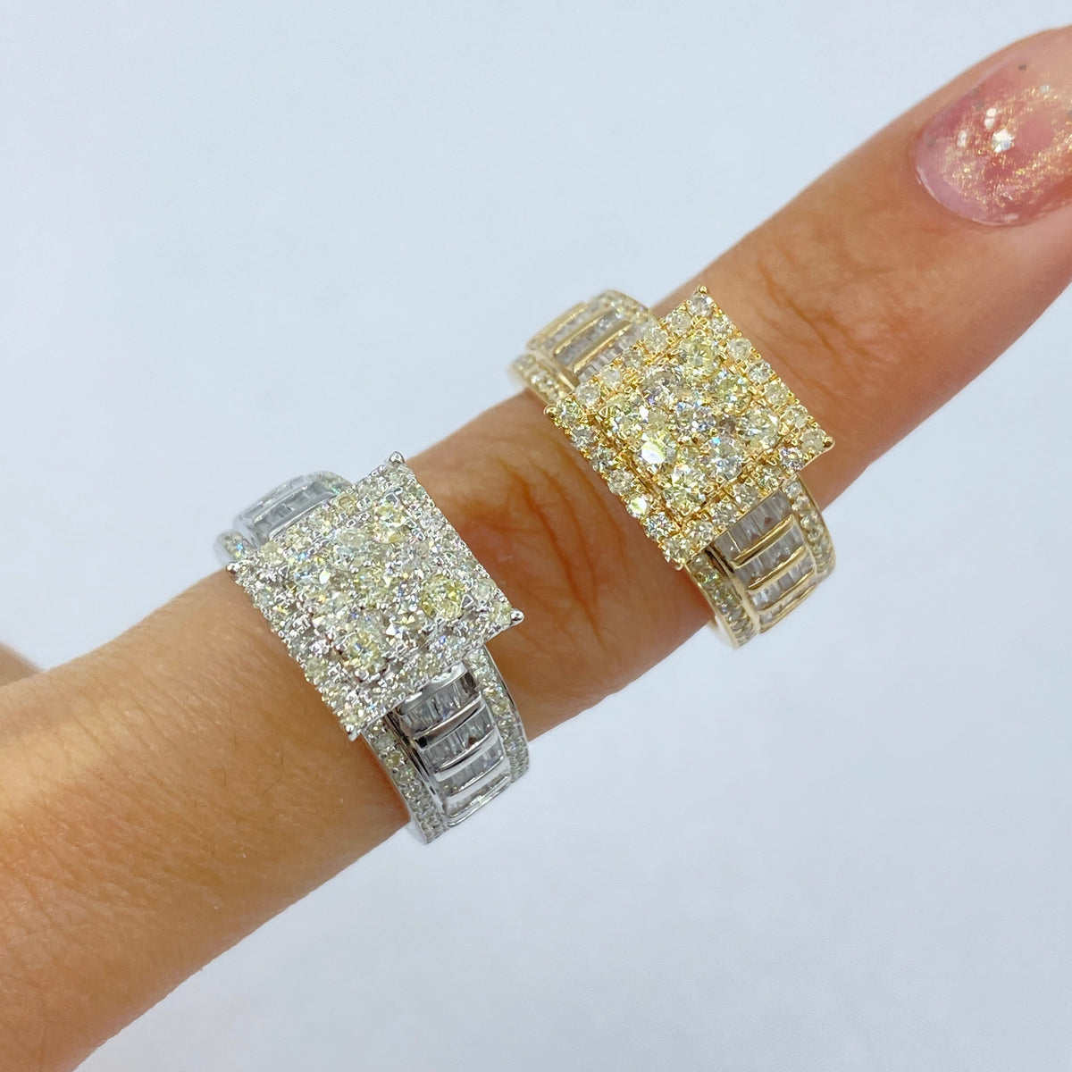 10K Gold Lovely Diamond Baguette Ring - additional product view 3