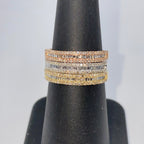 10K Gold Diamond Baguette Band - additional product view 9