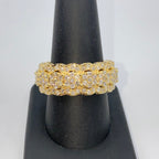 10K/14K 10mm Iced Diamond Ring - additional product view 8