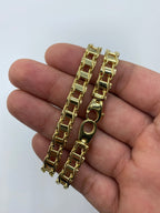 14K Gold Italian Link Bracelet 8.5 in - additional product view 2