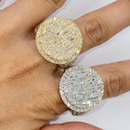 14K Gold 22.3M Circle Diamond Ring - additional product view 3