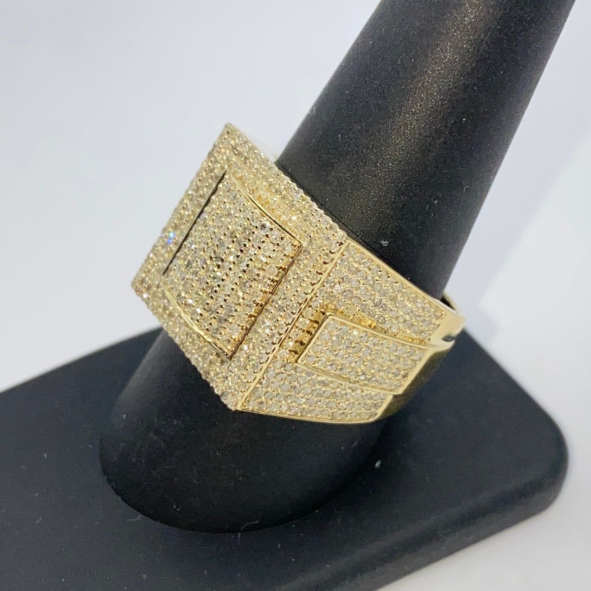 10K Gold 17.9M Pave Diamond Ring - additional product view 5
