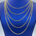 10K Gold 3.5mm Flat Cuban Link Chain 16–24 in - additional product view 2