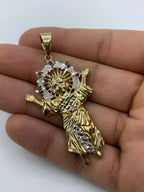 14K Gold Baby Jesus Pendant 2.5 in - additional product view 6